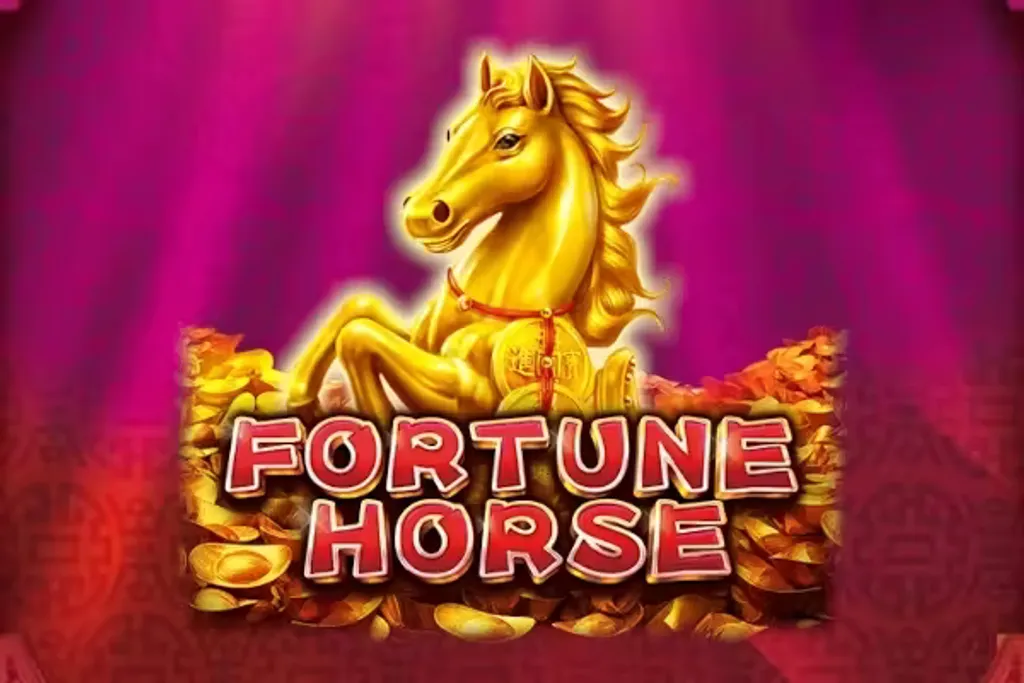 Vibrant JFORTUNE HORSE gameplay on the IDN668 mobile app showing golden symbols and prosperity themes
