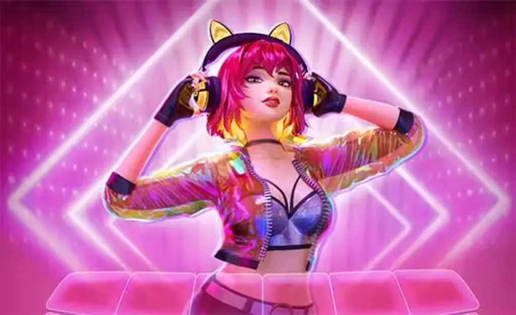 Energetic RAVE PARTY FEVER visuals on IDN668 featuring bright lights and dance themes